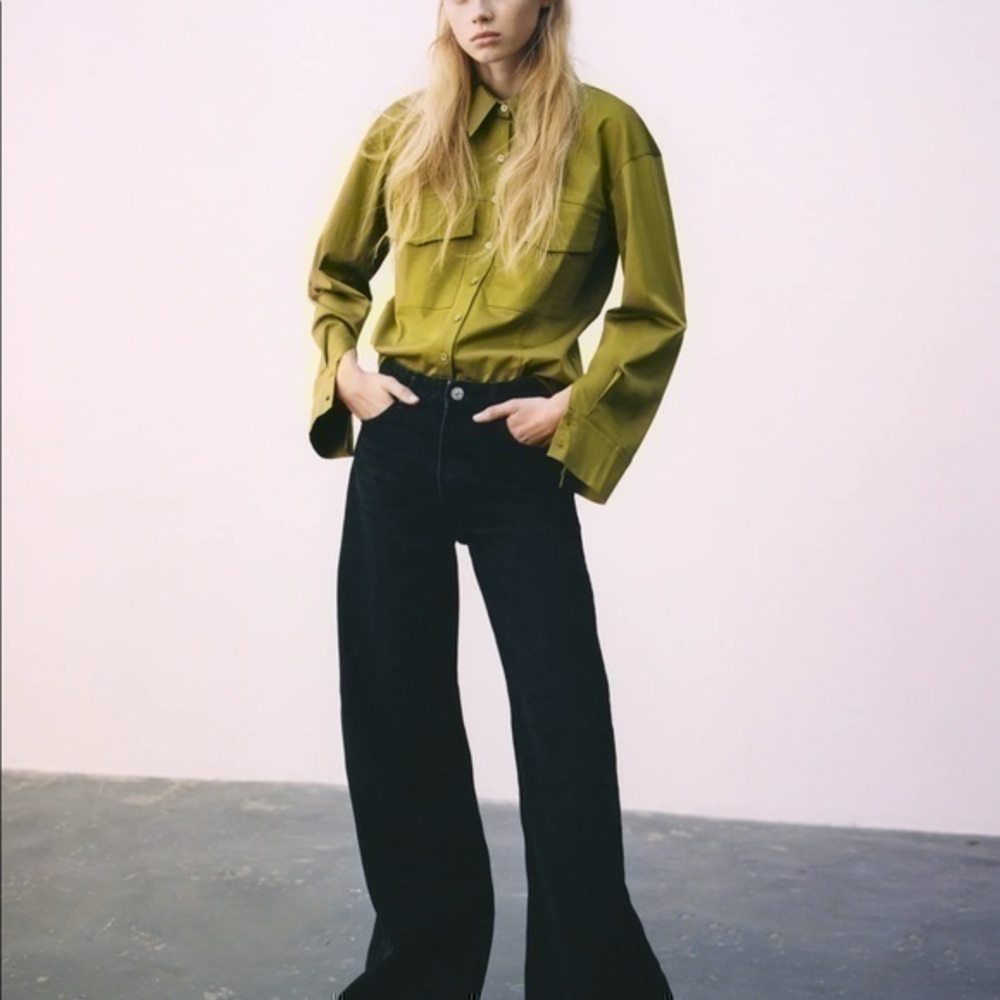 Zara Tailored Shirt with Pockets